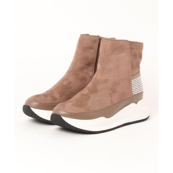 ブーツ 厚底ショートブーツ レディース