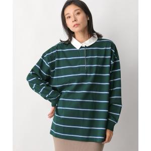 ポロシャツ ボーダーラガーシャツ　122637