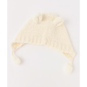 ベビー アニマル耳つきニット帽