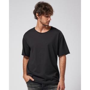 tシャツ Tシャツ メンズ wide cut-off crew-neck S/S