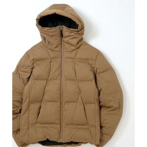 ダウンジャケット ダウン フーテッドシームレスダウンジャケット「IR」 メンズ