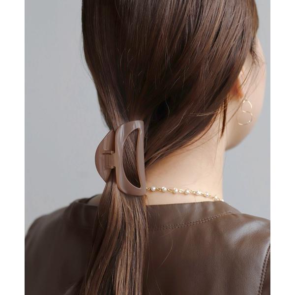 ヘアクリップ フランス製ハーフムーンミニバンス