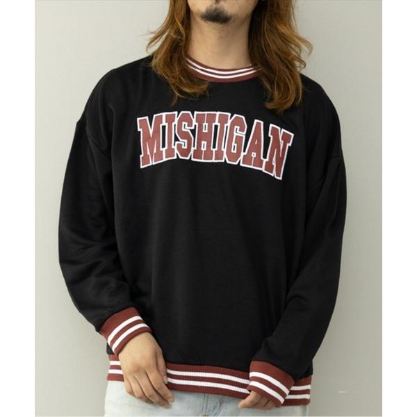 トレーナー スウェット 裏毛ラインリブ使ビッグトレーナー(300g) メンズ レディース