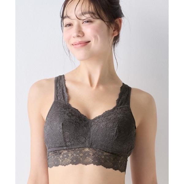 ナイトブラ 「寝ている間にバストメイク！パワーネット素材で横流れ防止」「ノンワイヤー＆綿混リブ素材の...