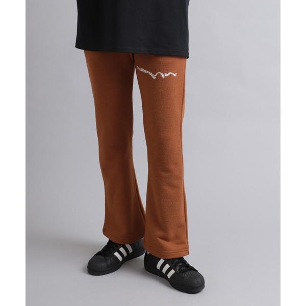 スウェットパンツ ジャージ R4031 モールインレイフレアパンツ レディース