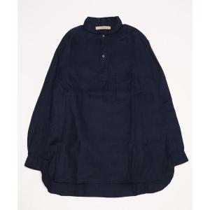 シャツ ブラウス メンズ one-piece shawl-collar pullover I