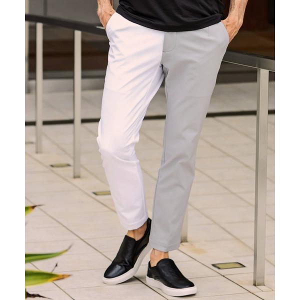 スラックス LUXEAKMPLUS(リュクスエイケイエムプラス)ゴルフ スマートシルエット バイカラ...