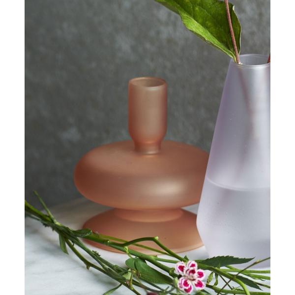 花瓶 レディース マットガラスフラワーベース / 122505