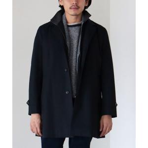 ステンカラーコート BEAMS HEART / カルゼ 2WAY スタンドカラー