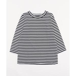 レディース tシャツ Tシャツ FANEUIL/ファヌル　BOAT NECK BORDER LS TEE｜zozo