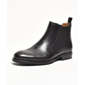 ブーツ ラウンドトゥ レザー サイドゴアブーツ メンズ