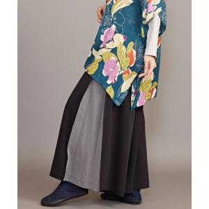 カヤ 【カヤ】ゆらめき袴風パンツ ネイビー : ブランド公式