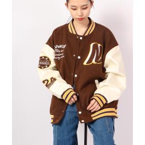 幻の1着⭐︎ ドルチェ＆ガッバーナ　スタジャン　花柄刺繍　本革　ワッペン　46 幻の1着⭐︎ ドルチェ＆ガッバーナ スタジャン 花柄刺繍 本革 ワッペン 46