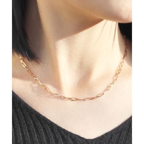 ネックレス 金属アレルギー対応 レオンチェーンステンレスネックレス レディース