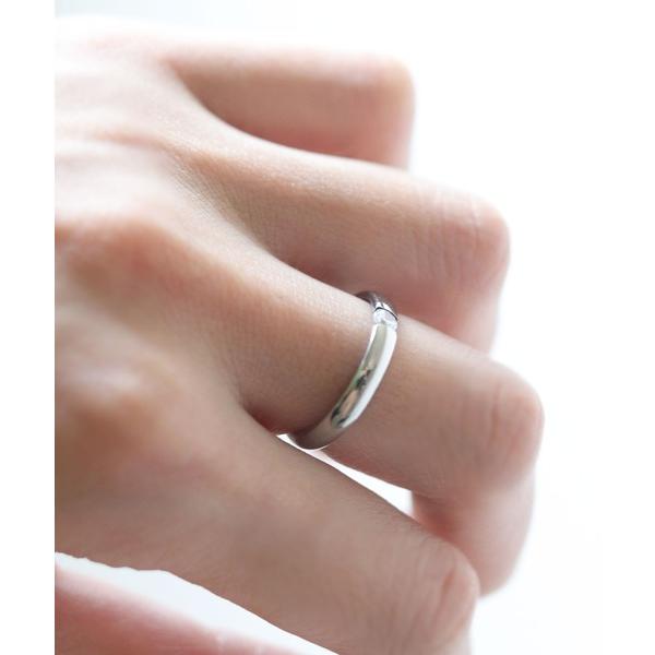 指輪 レディース 金属アレルギー対応 一粒ジルコニアダイアモンドステンレスリング