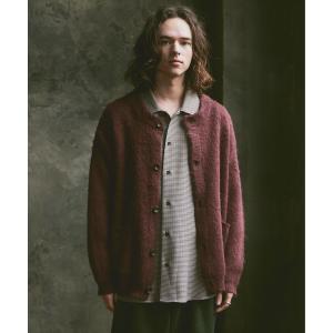 カーディガン Mohair wool mix cardigan/モヘアウールミックスカーディガン