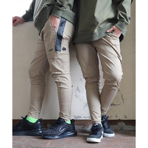 チノパン (RM)「LUXE/R GOLF」防水 ファスナー デザイン イージー パンツ メンズ レ...