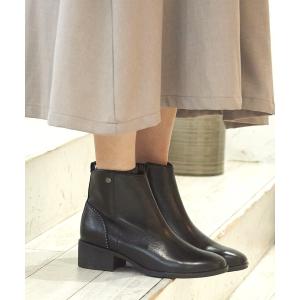 ブーツ ジップアップショートブーツ/4468 レディース