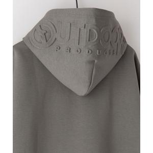 パーカー 「OUTDOOR PRODUCTS/アウトドアプロダクツ」フードエンボスロゴ　防風　ビッグシルエット　プルオーバーパーカー メンズ レディー