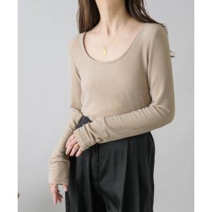 tシャツ 去年完売したアイテムが再登場！「パット付き！1枚で楽々着れる。」「前後2wayで着られる！」  ベロア/ラメ 2wayカットソートップス レ