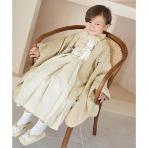 着物 七五三５歳用袴セット utatane ジャガードペイズリー キッズ 子供 男の子