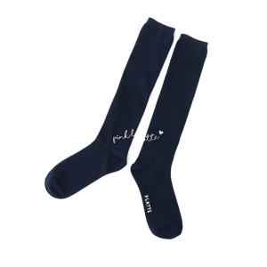 靴下 筆記体ロゴ36cmハイソックス