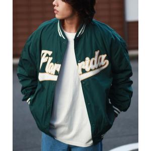 おしゃれスタ スタジャン ポリメルトンスタジアムジャンパー「IR