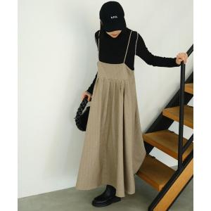 ワンピース 「forksy.」チェック柄配色キャミワンピース