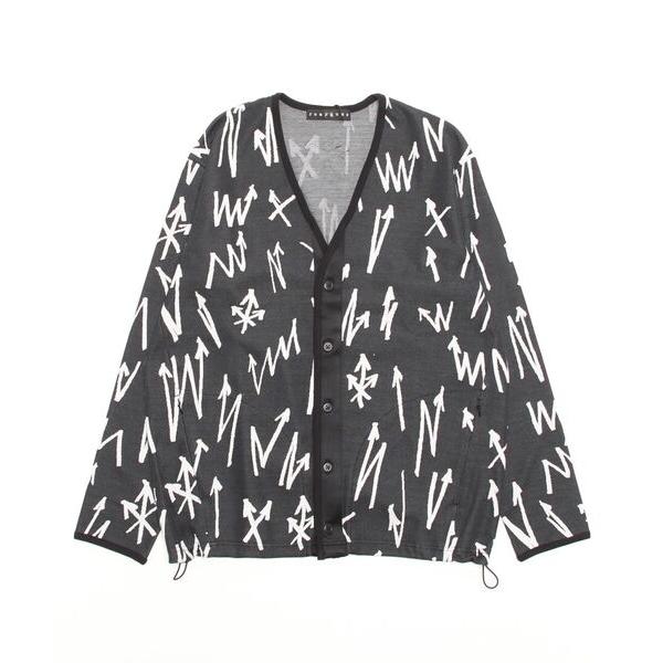 カーディガン ARROW JACQUARD CARDIGAN メンズ