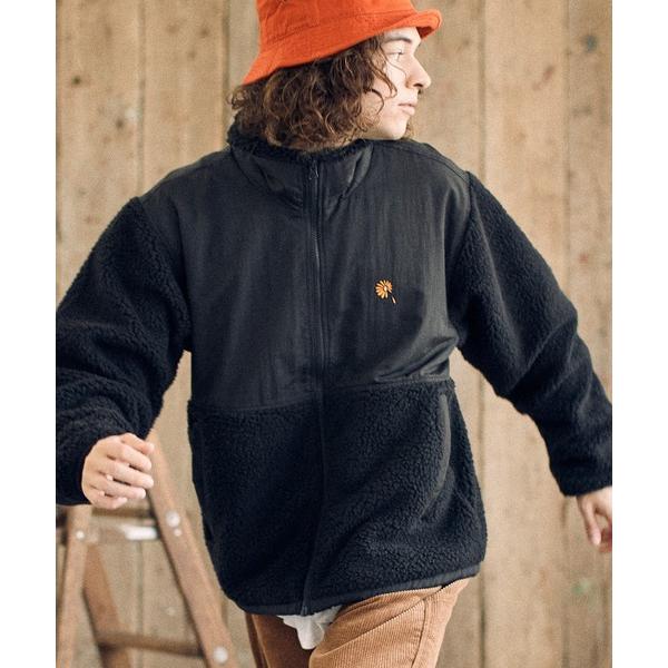 ブルゾン アウター mj8913-Gerbera one point stitched boa fl...