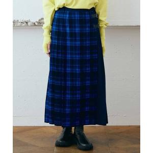 スカート ＭＥＤＥ１９Ｆ　バイカラーチェックスカート