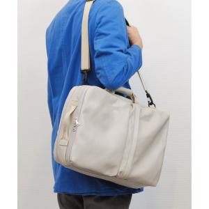 デイバック リュック Otias オティアス / スムース合皮スクエア3wayバッグ メンズ レディース