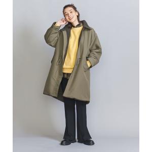 コート モッズコート ボア×ポリエステル フィッシュテール リバーシブル コート -2WAY-