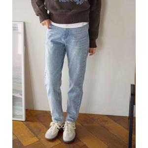 ジーンズ デニム デニムパンツ テーパードデニムパンツ レディース