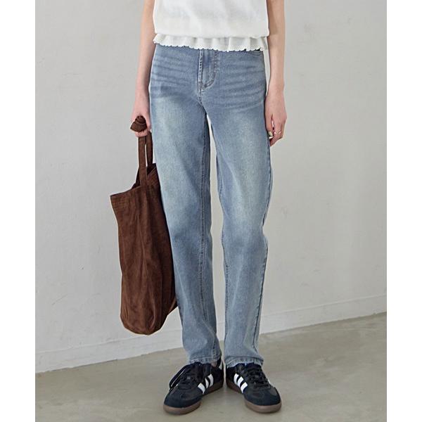 ジーンズ デニム デニムパンツ テーパードデニムパンツ レディース