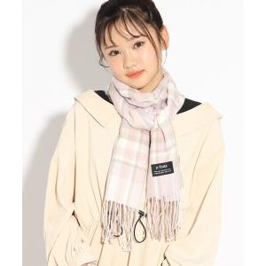 ストール パステルチェック柄マフラー