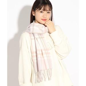 ストール フローズンチェック柄マフラー