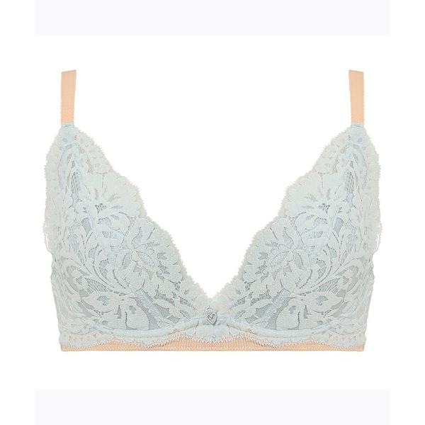 ブラジャー Deep V ブラジャー(パッドなし) フラッフィー レース「B，C，Dカップ」AMST...