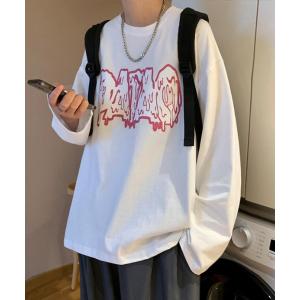 tシャツ Tシャツ ビッグシルエットペインティングロゴ