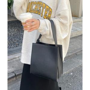 トートバッグ バッグ ベルトハンドルスクエアトートバッグ