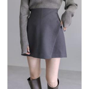 パンツ レイヤードスカパン