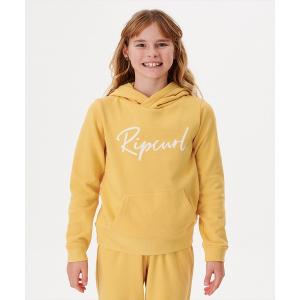 キッズ パーカー 「RIPCURL（リップカール）」SCRIPT LOGO HOOD -GIRL キッズフーディー　プルオーバーパーカー｜zozo