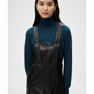 サロペット オーバーオール レディース SAYAKADAVIS/サヤカデイヴィス Vegan Leather Overalls オーバーオール サロペ｜zozo