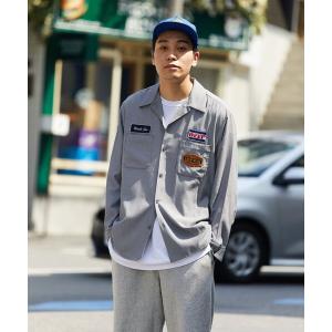 シャツ ブラウス FREAK'S STORE/フリークスストア ワッペン刺繍