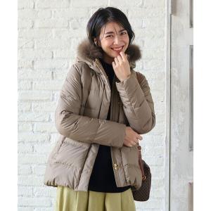 ダウン ダウンジャケット 「洗える」スムースタッチ ショート丈ダウンコート レディース