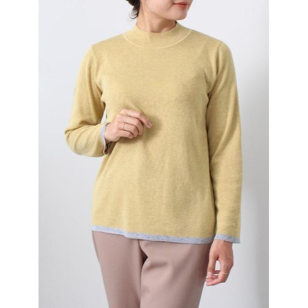 ニット セーター 「M〜5L 大きいサイズ」ハイネック ハイゲージニット レディース