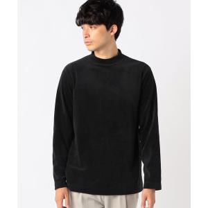 tシャツ 「ウォッシャブル」ベロア　ハイネックTシャツ メンズ