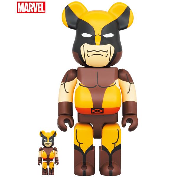 フィギュア BE@RBRICK WOLVERINE (BROWN Ver.) 100％ ＆ 400％