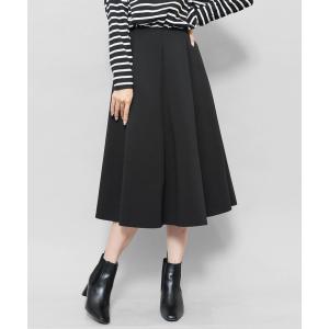 スカート ストレッチフレアボリュームスカート