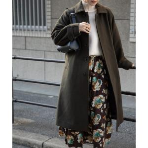 ステンカラーコート バルマカンコート